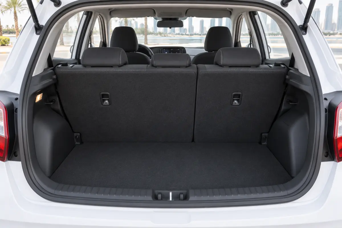 Hyundai Grand i10 2022 luggage and cargo space for rental in Jordan