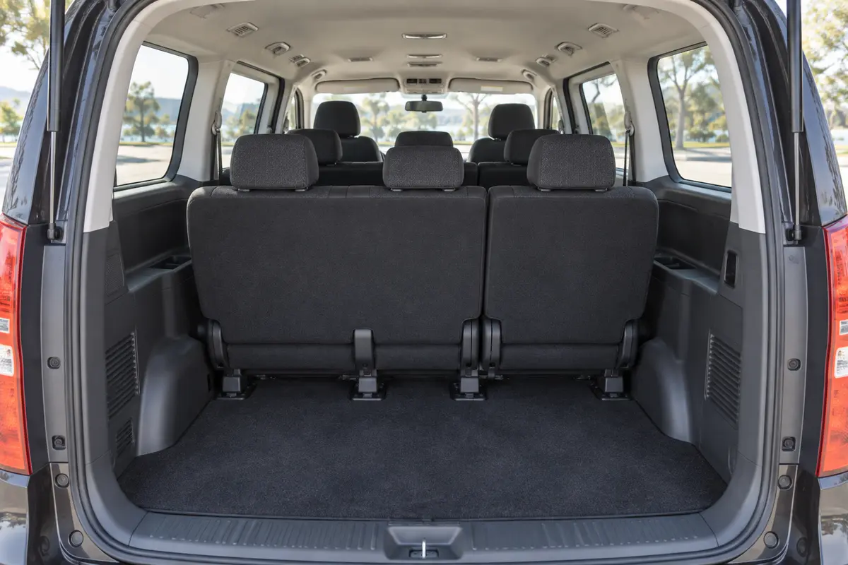 Hyundai H1 2022 luggage and cargo space for rental in Jordan
