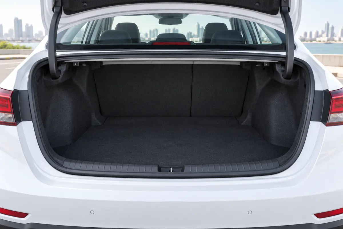 Kia Cerato 2022 luggage and cargo space for rental in Jordan