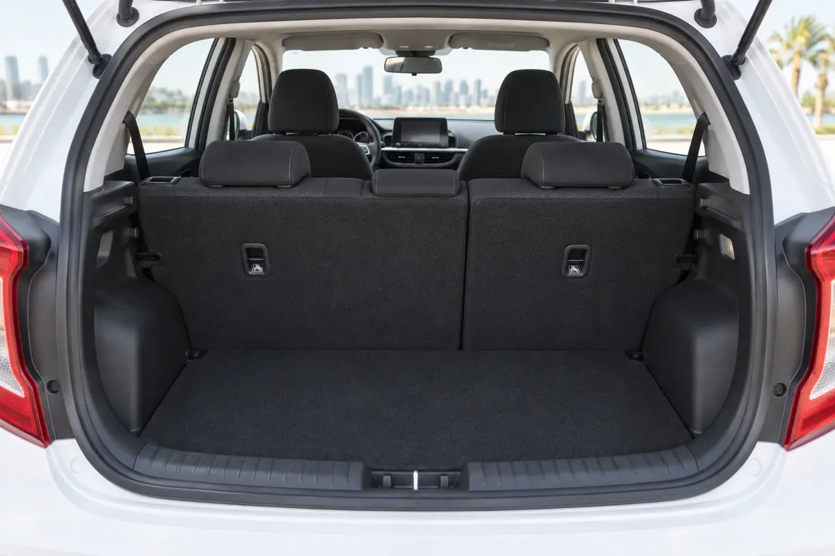 Kia Picanto 2022 luggage and cargo space for rental in Jordan