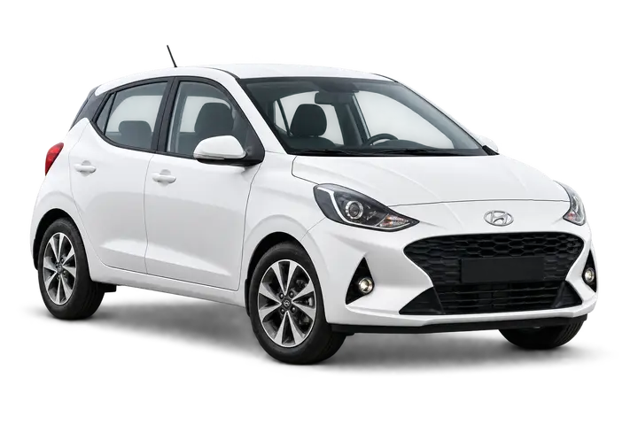 Hyundai Grand i10 representative rental vehicle in Jordan