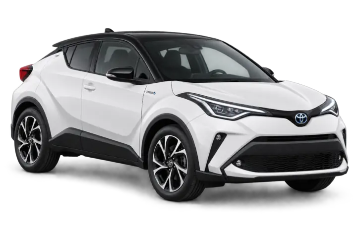 Toyota C-HR Hybrid representative rental vehicle in Jordan